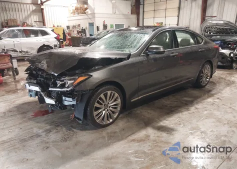 2020 Genesis G80 5.0 Ultimate Awd из США, поврежденный, VIN KMTFN4JF0LU334792